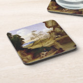 IL Tramonto (der Sonnenuntergang) (Öl auf Untersetzer (Linke Seite)