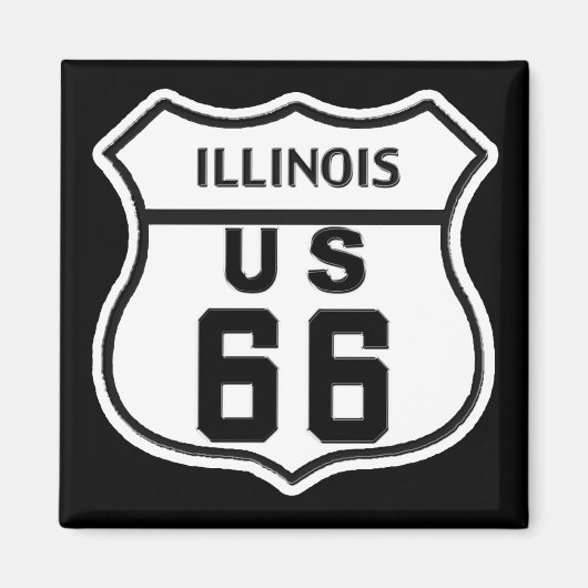 IL US-STRASSE 66 MAGNET (Vorne)