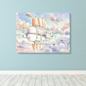 Il Veliero Volante Leinwanddruck (Insitu (Holzboden))