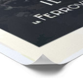 Il Vesuvio Ferrovia Funicolare, Vintag Poster (Ecke)