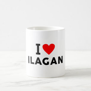Ilagan Philippinen Liebesstadt Herz gefällt reisen Kaffeetasse