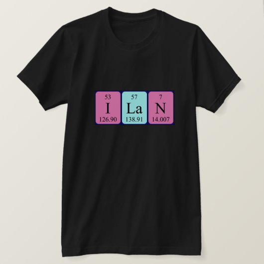 Ilan Periodenname Shirt (Design vorne)