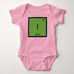 Ilana Name Chemie Element Periodensystem Baby Strampler