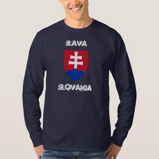Ilava, Slowakei mit Wappen T-Shirt (Vorderseite)