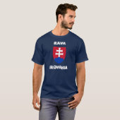 Ilava, Slowakei mit Wappen T-Shirt (Vorne ganz)