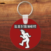ILBE IN THE MOSH PIT Punk Rock Typ in Girls Schlüsselanhänger (Vorderseite)