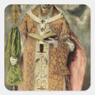 Ildefonso 1605-1610 quadratischer aufkleber