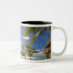 Ile Aux Cerf, beliebtester Tagesausflug für 3 Zweifarbige Tasse