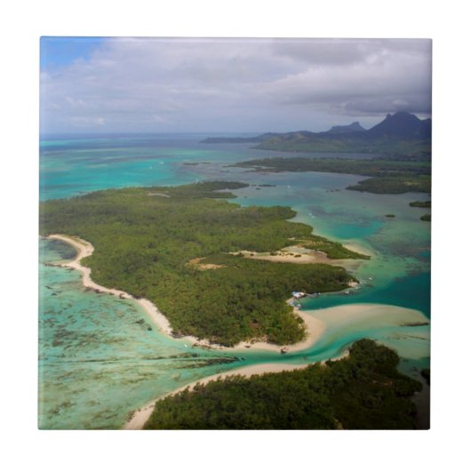 Ile Aux Cerfs, Mauritius Fliese (Vorderseite)