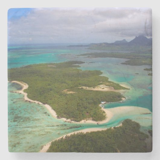 Ile Aux Cerfs, Mauritius Steinuntersetzer (Vorderseite)