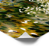 Ile aux Fleurs bei Vétheuil Poster (Ecke)