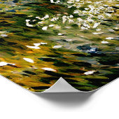 Ile aux Fleurs bei Vétheuil Poster (Ecke)