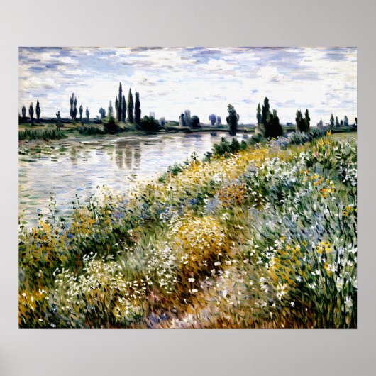 Ile aux Fleurs bei Vétheuil Poster (Vorne)