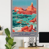 Ile de Bréhat France Vintage Poster 1930 (Heimbüro)