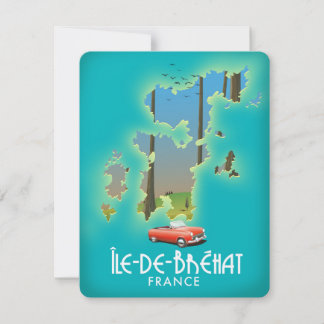 Île-de-Bréhat, französisches Vintages Reiseplakat