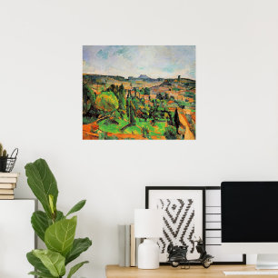 Ile de France Landschaft, feine Kunst, Poster