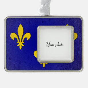 Ile-de-France Rahmen-Ornament Silber