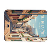 Île de la Cité Frankreich Magnet (Horizontal)