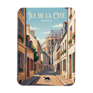 Île de la Cité Frankreich Magnet