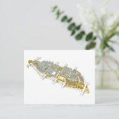 Ile-de-la-Cite Paris Frankreich Postkarte (Stehend Vorderseite)