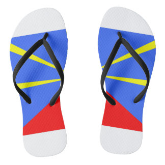 Ile de la Réunion Drapeau 974 Badesandalen