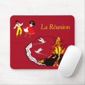 Île de La Réunion Mousepad (Mit Mouse)