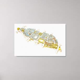 Ile-De-La-Zitieren Sie. Paris Frankreich Leinwanddruck