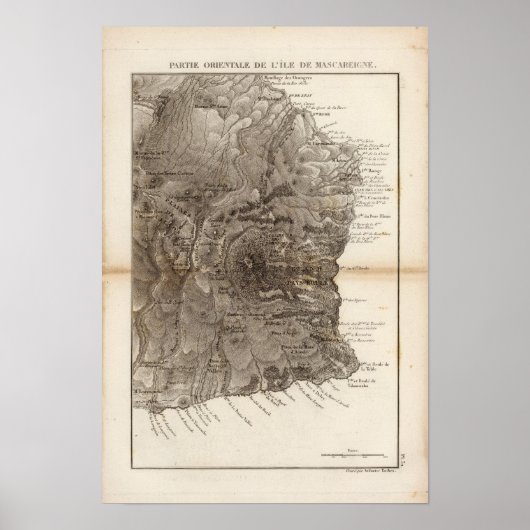 Ile de Mascareigne Poster (Vorne)