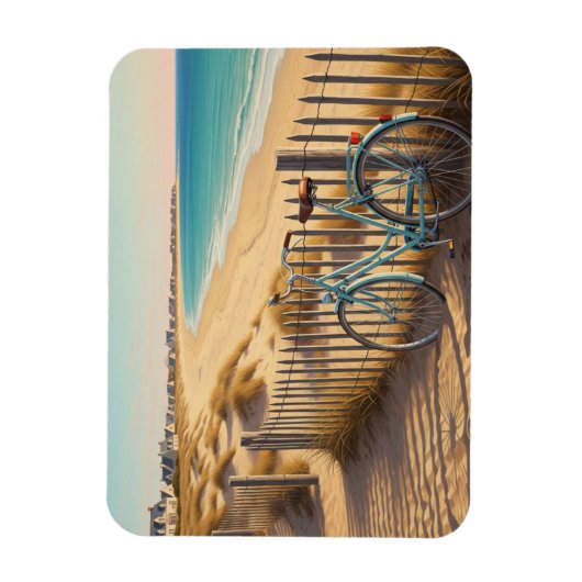 Île de Ré France Bicycle Magnet (Vertikal)