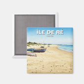 Île de Ré France Travel Magnet (Vorderseite/Rückseite)