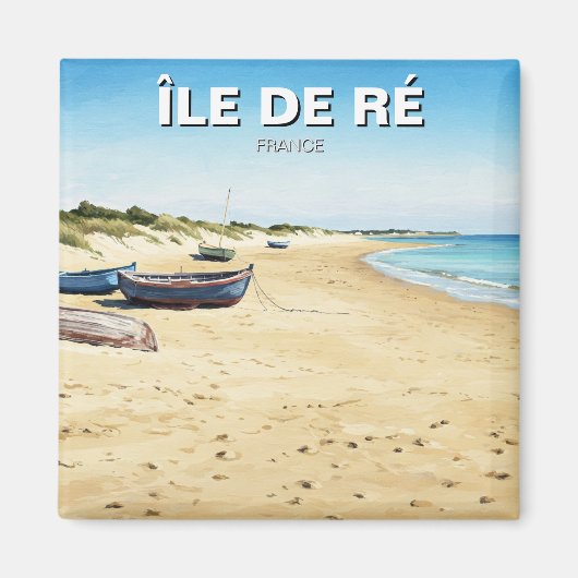 Île de Ré France Travel Magnet (Vorne)