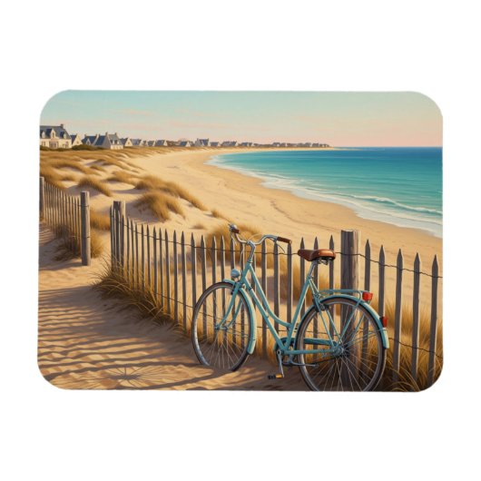 Île de Ré Frankreich Fahrrad Magnet (Horizontal)