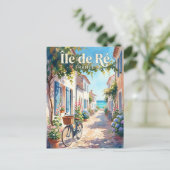 Île de Ré Frankreich Postkarte (Stehend Vorderseite)