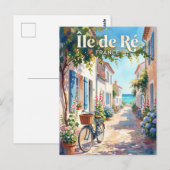 Île de Ré Frankreich Postkarte (Vorne/Hinten)