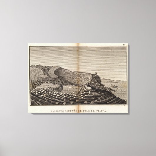 Ile de Staffa Leinwanddruck (Vorderseite)