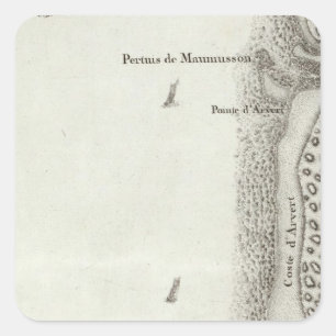 Ile d'Oleron Quadratischer Aufkleber