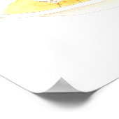 Ile Flottante Wasserfarbe Poster (Ecke)