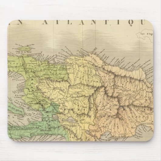 Ile St. Domingue oder Haiti Mousepad (Vorne)