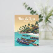 Îles de Los Guinea Postkarte (Stehend Vorderseite)