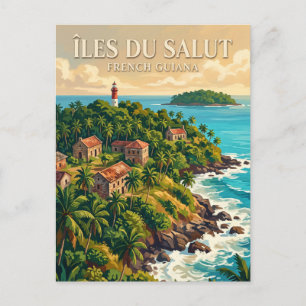 Îles du Salut Kourou Französisch-Guayana Postkarte