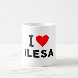 Ilesa Nigeria Liebesstadt Herz wie Reiseland Symbo Kaffeetasse