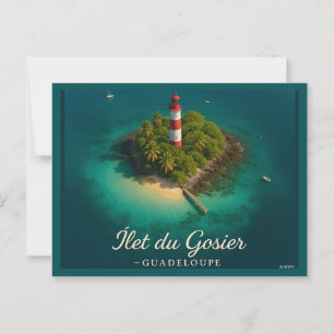 Îlet du Gosier Guadeloupe Postkarte
