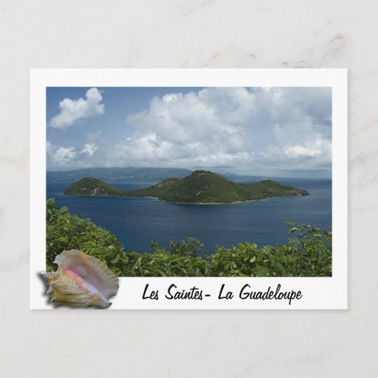 Ilets cabri - Les Saintes - Guadeloupes Postkarte (Vorderseite)