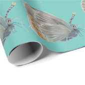 Ilex Hairstreak Butterfly Satyrium ilicis Geschenkpapier (Rolleneckpunkt)