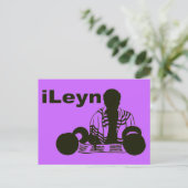 iLeyn Postcard Postkarte (Stehend Vorderseite)