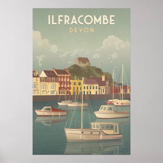 Ilfracombe Devon Travel Poster (Vorne)