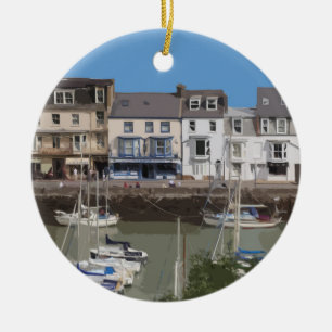 Ilfracombe-Hafen Devon Vereinigtes Königreich Keramik Ornament