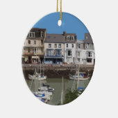 Ilfracombe harbour Devon UK Keramik Ornament (Rechts)
