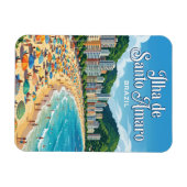 Ilha de Santo Amaro Brasilien Magnet (Horizontal)