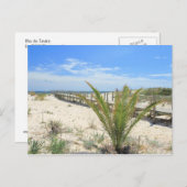 Ilha de Tavira Postkarte (Vorne/Hinten)